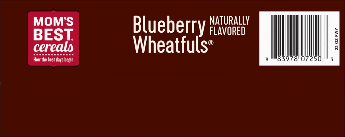 slide 8 of 9, MOM's Best Cereals Mom's Best Blueberry Wheatfuls Shredded Wheat Cereal, 22 OZ Box, 22 oz