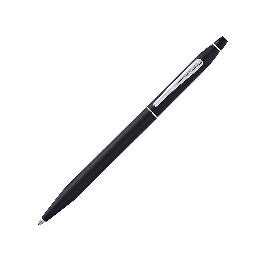 slide 1 of 4, Cross Click Ballpoint Pen, Medium Point, 0.7 Mm, Black Barrel, Black Ink, 1 ct