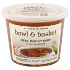 Bowl & Basket Beef Barley Soup With Vegetables