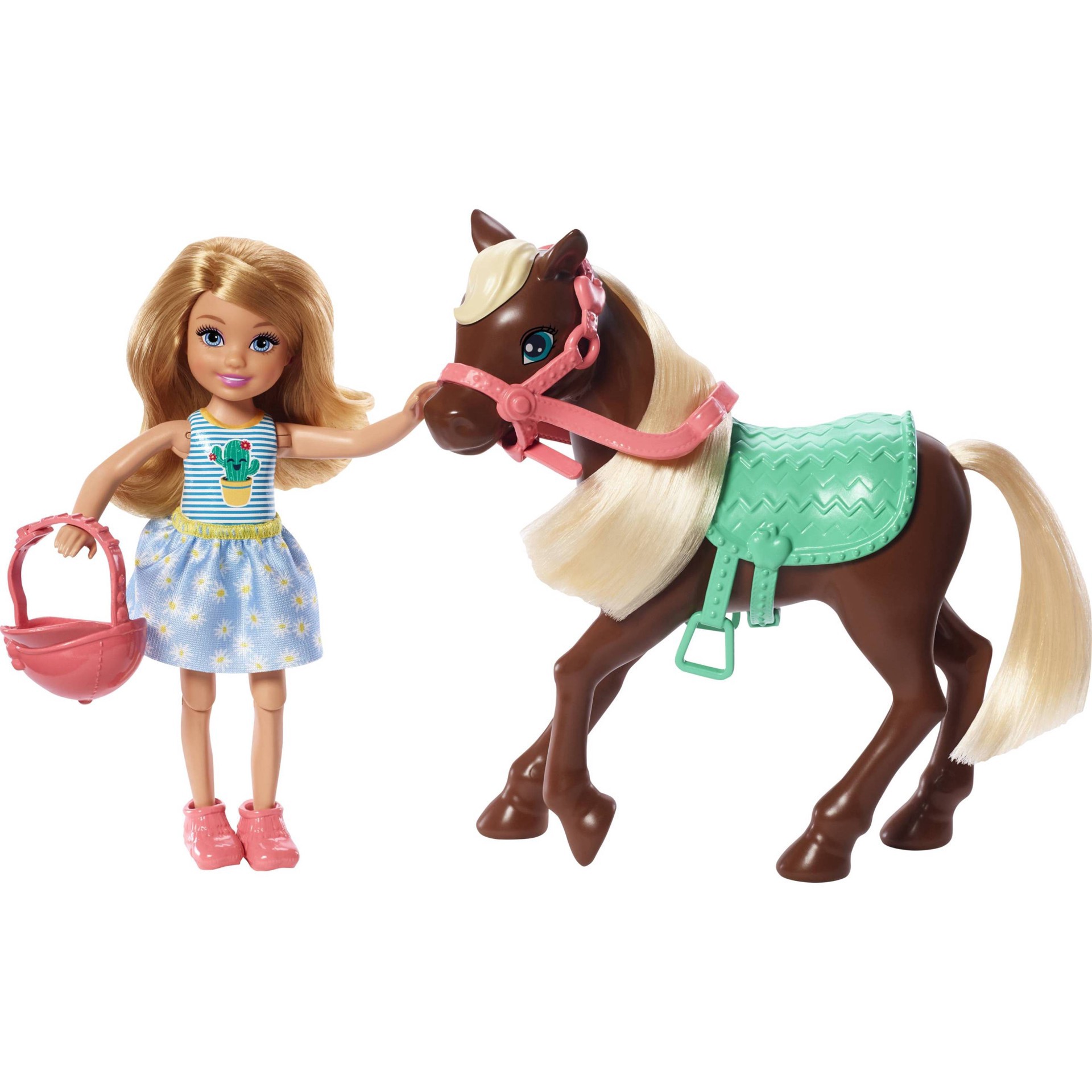 slide 3 of 11, Barbie Club Chelsea Doll and Brown Pony, 1 ct