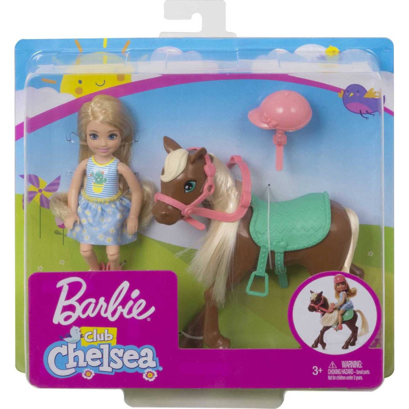 slide 9 of 11, Barbie Club Chelsea Doll and Brown Pony, 1 ct