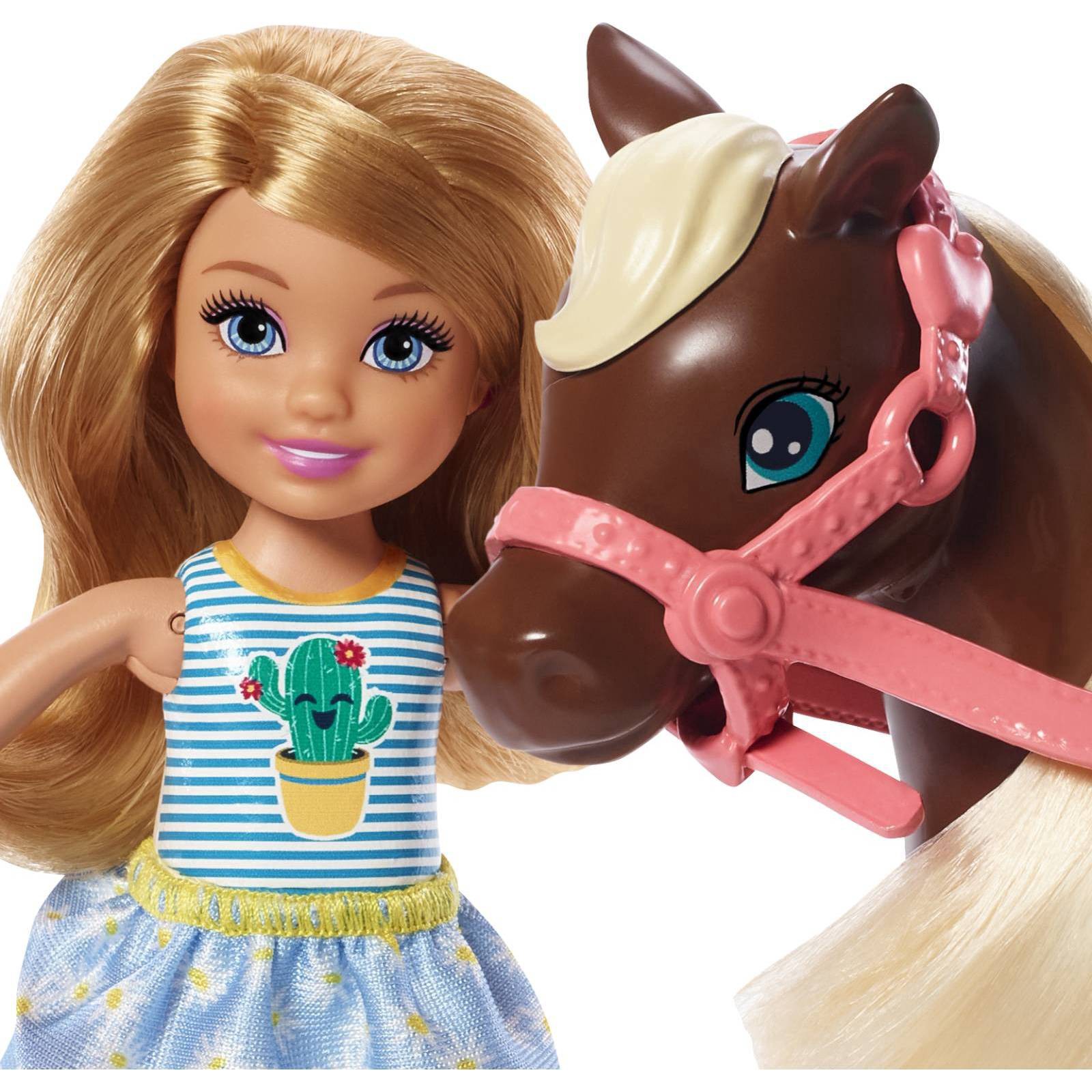 slide 4 of 11, Barbie Club Chelsea Doll and Brown Pony, 1 ct