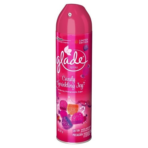 slide 1 of 1, Glade Candy Sprinkling Joy Spray, 8 oz