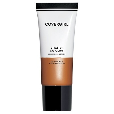 slide 1 of 1, Covergirl Vitalist Go Glow Luminizing Lotion 2 Sunkissed, 1 oz