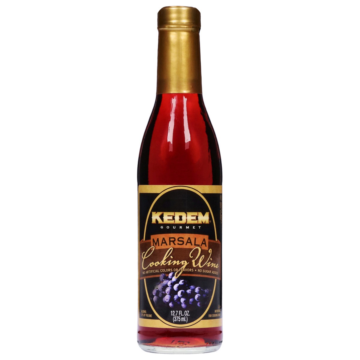 slide 1 of 9, Kedem Marsala Mushrm No Sugar Cooking Wine, 12.7 oz