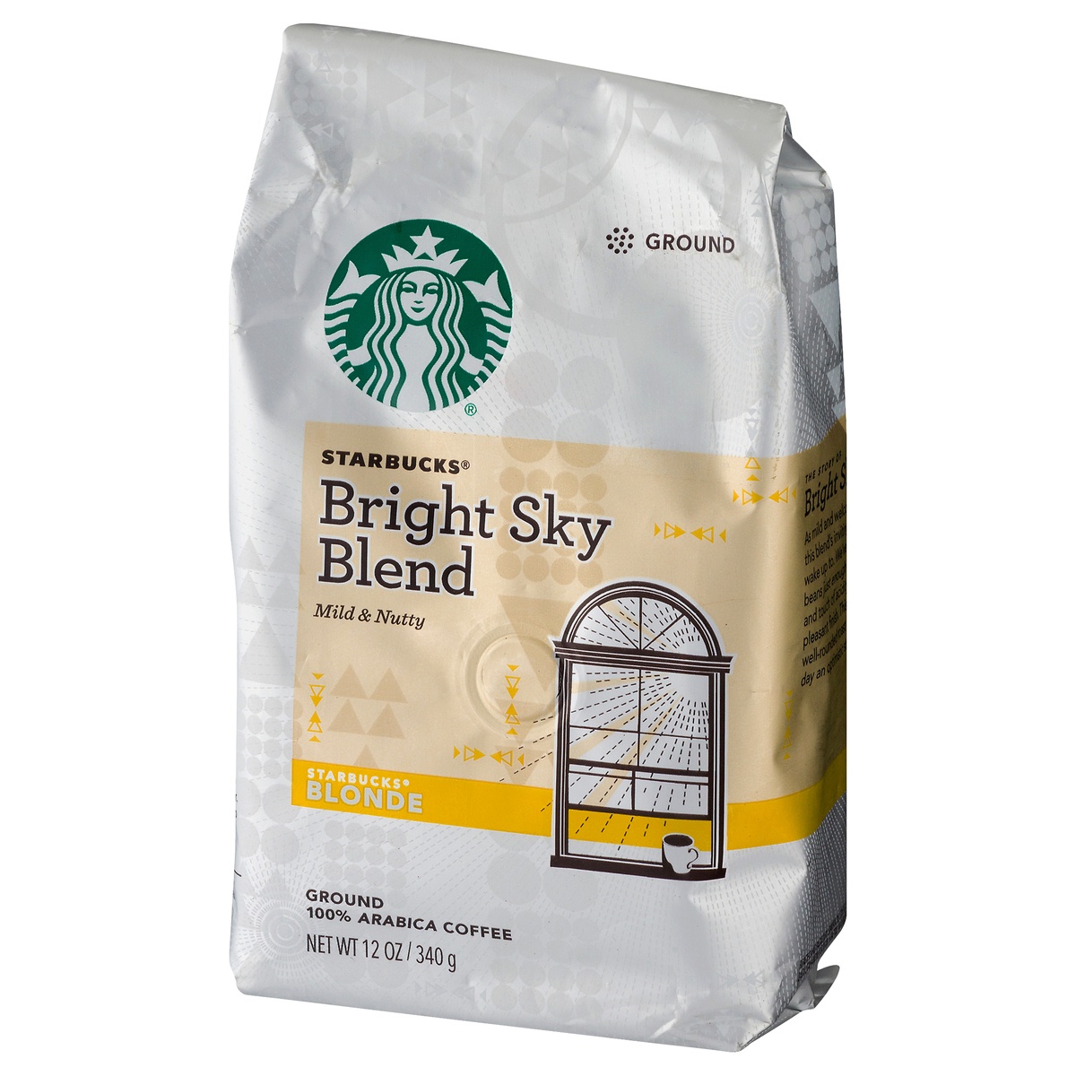 slide 3 of 9, Starbucks Bright Sky Blend Blonde Ground Coffee, 12 oz