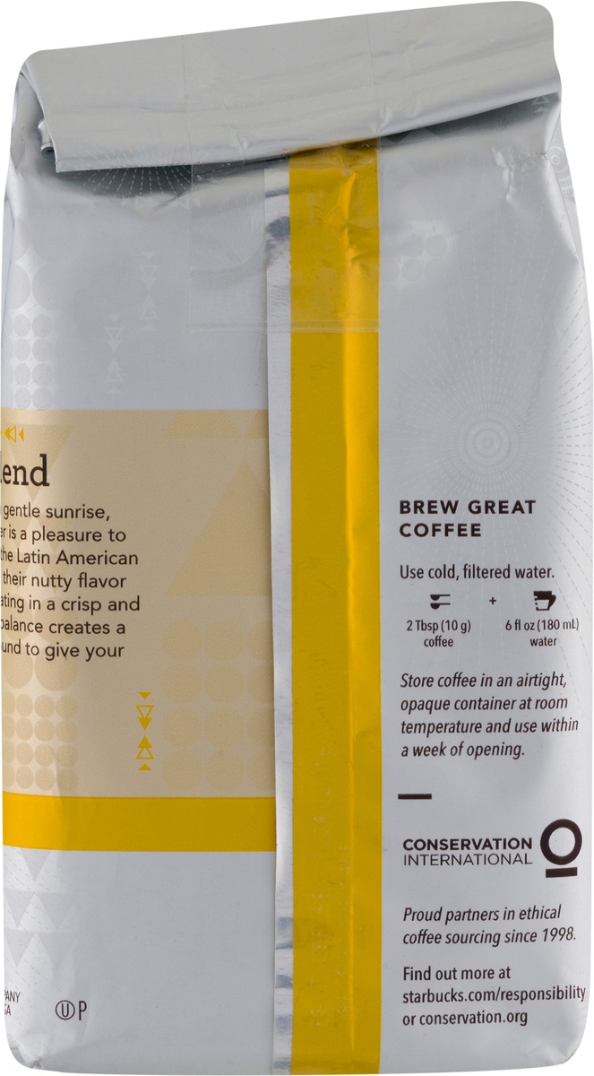 slide 8 of 9, Starbucks Bright Sky Blend Blonde Ground Coffee, 12 oz