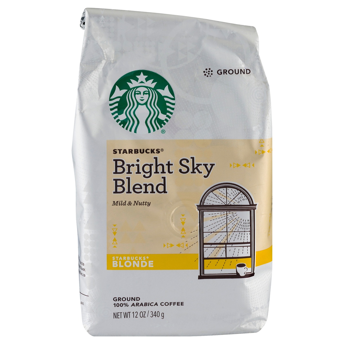 slide 9 of 9, Starbucks Bright Sky Blend Blonde Ground Coffee, 12 oz