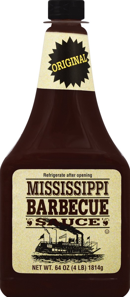 slide 1 of 2, Mississippi Barbecue Sauce Barbecue Sauce 64 oz, 64 oz