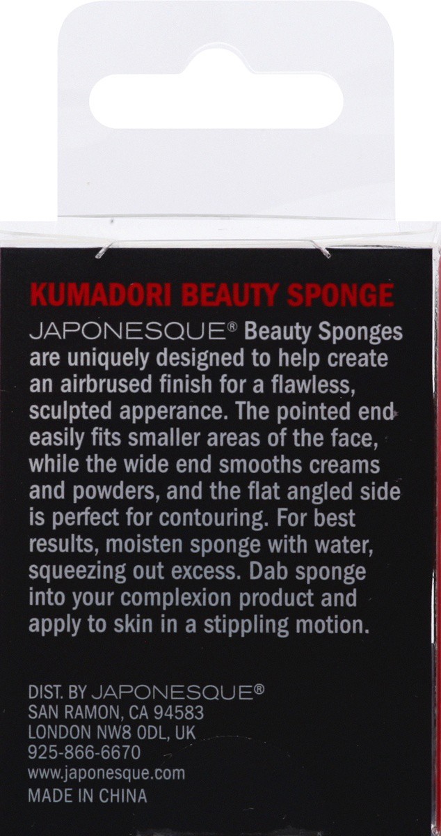 slide 4 of 9, Japonesque Japone Beauty Sponge Kumadori Angled - 1 EA, 1 ct