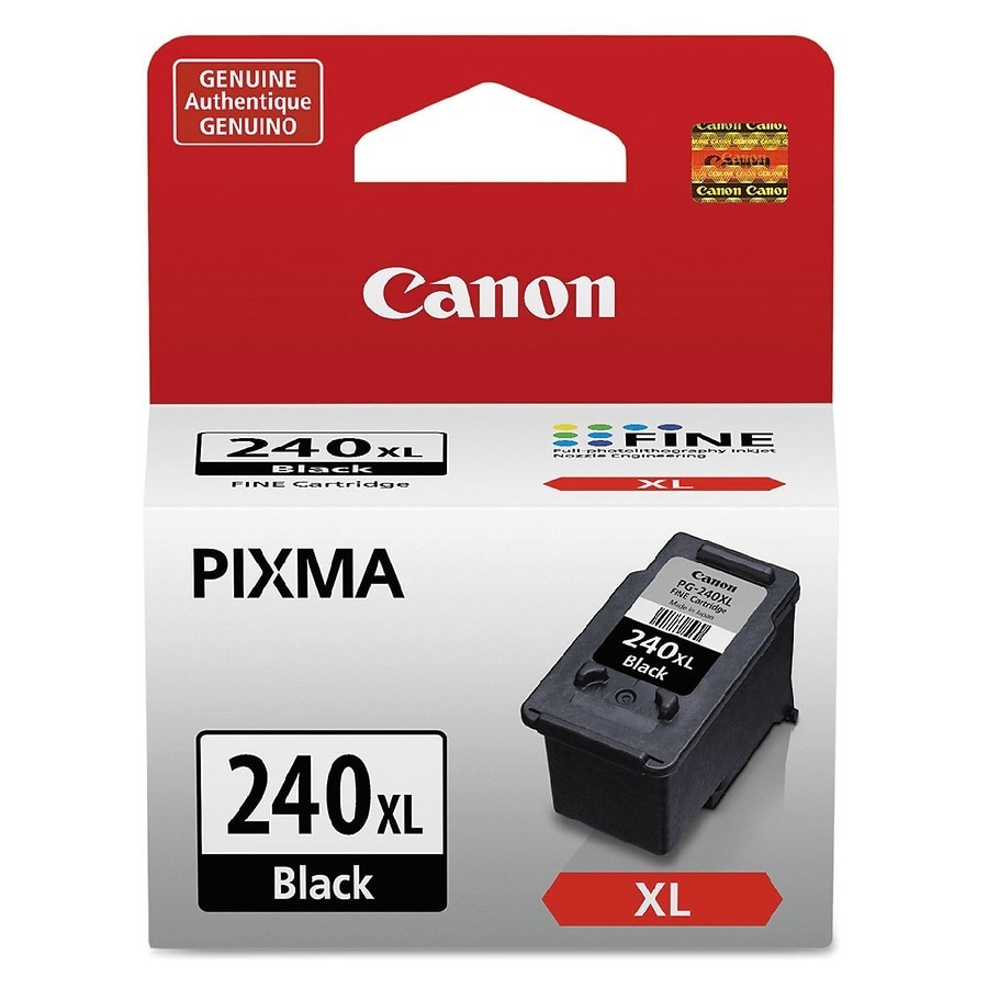 slide 1 of 1, Canon PG-240XL Fine Ink Cartridge, Black, 1 ct