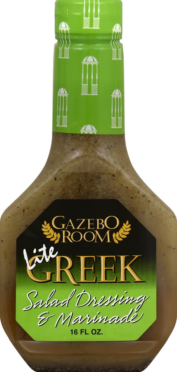 slide 2 of 2, Gazebo Room Lite Greek Salad Dressing & Marinade, 16 fl oz