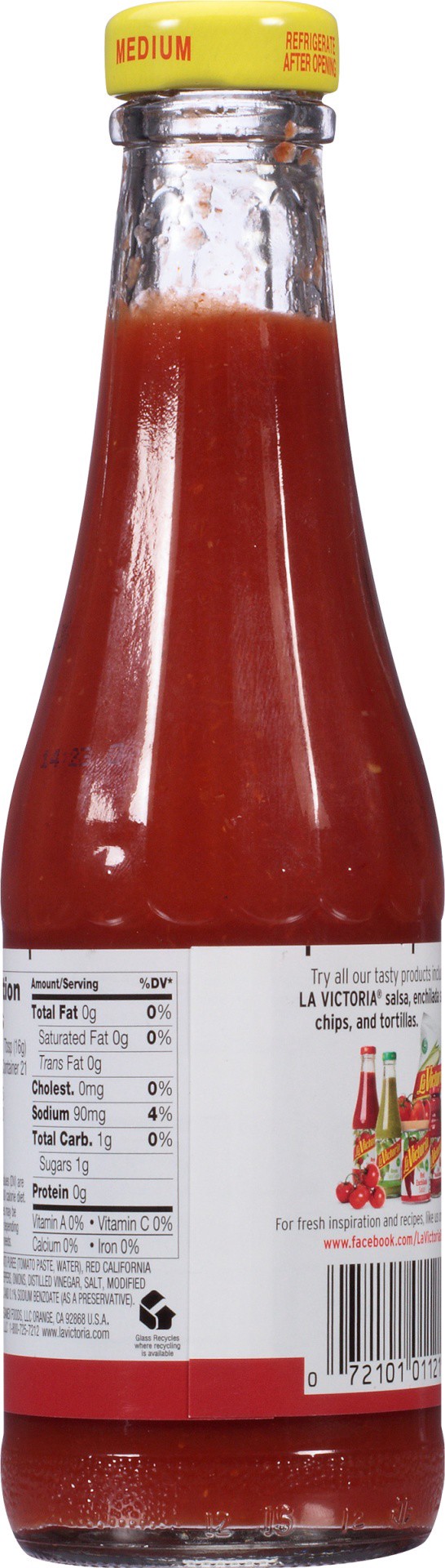 slide 5 of 6, La Victoria Taco Sauce 12 oz, 12 oz