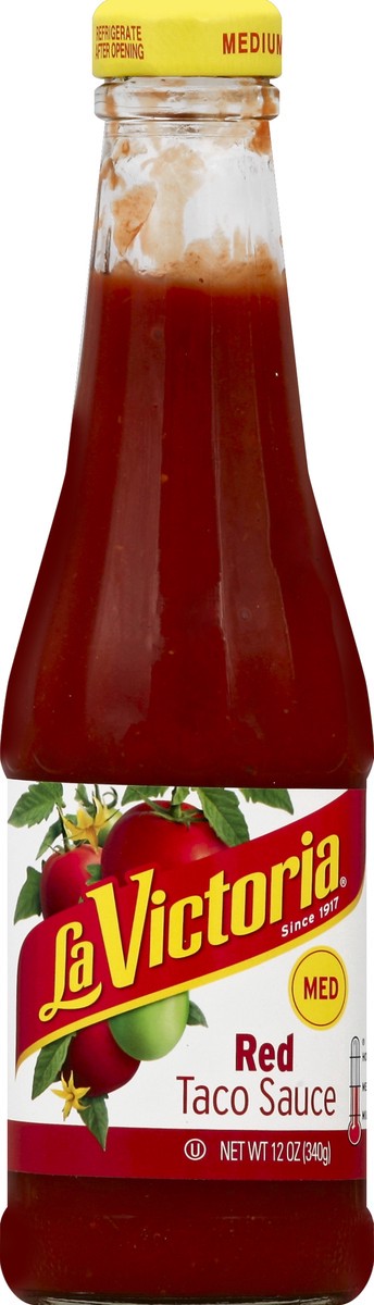 slide 1 of 6, La Victoria Taco Sauce 12 oz, 12 oz