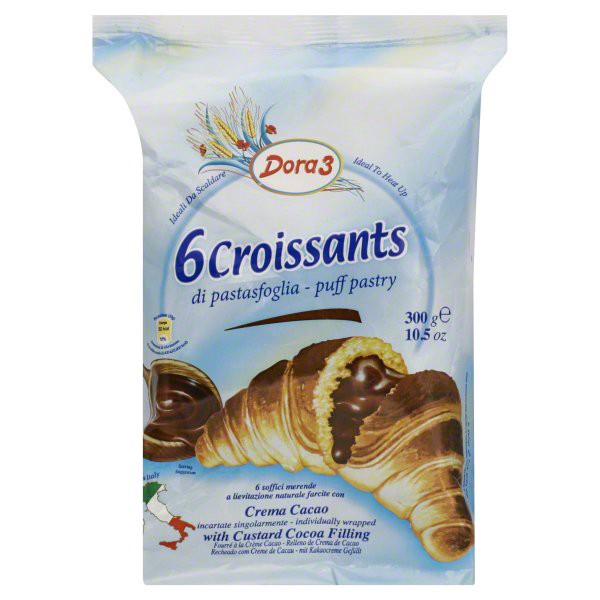 slide 1 of 5, Dora 3 Croissants With Chocolate Filling, 10.5 oz