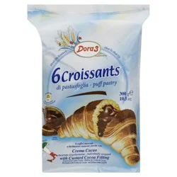 Dora 3 Croissants With Chocolate Filling