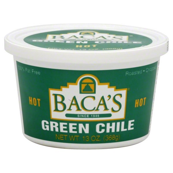 slide 1 of 1, Baca's Green Chile, 13 oz