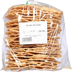 Super Fresh Baked Corn Tostados 1 ea