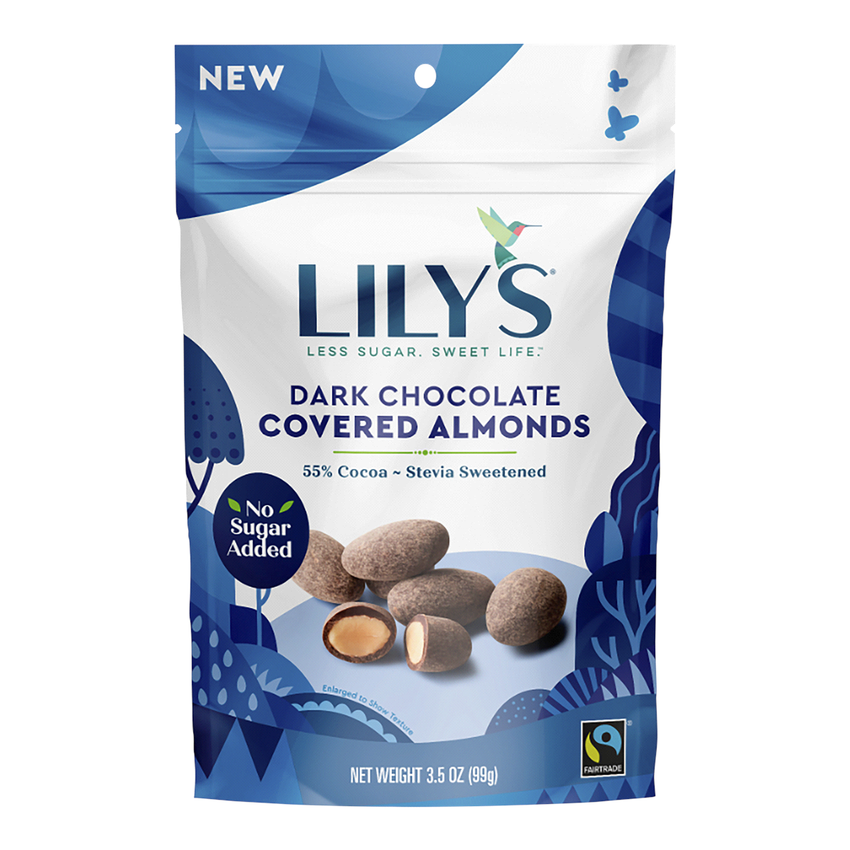 slide 1 of 3, Lily's 55% Cocoa Dark Chocolate Covered Almonds 3.5 oz, 3.5 oz