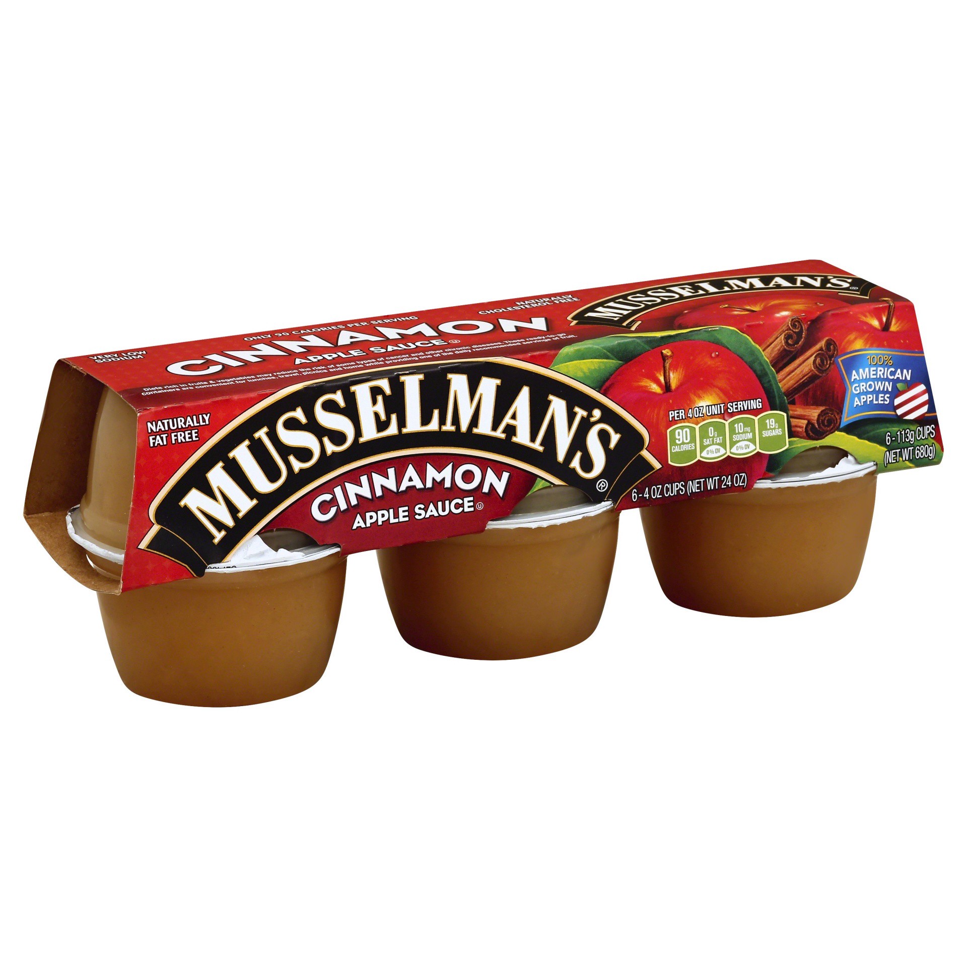 slide 1 of 8, Musselman's Cinnamon Apple Sauce 6 - 4 oz., 6 ct