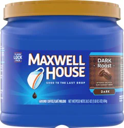 Maxwell House Ground Dark Roast Coffee 24.5 oz Container