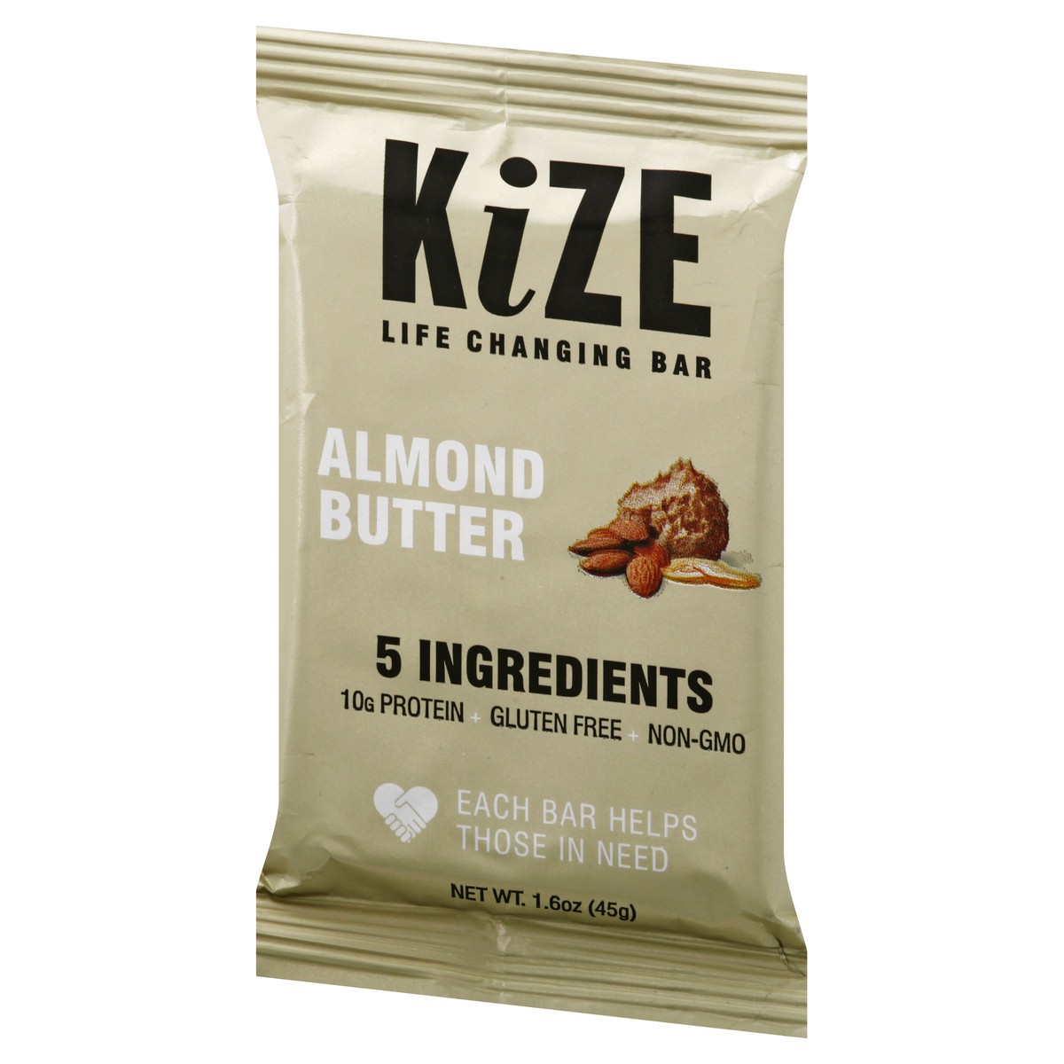 slide 6 of 10, KiZE Almond Butter Raw Energy Bar, 1.6 oz