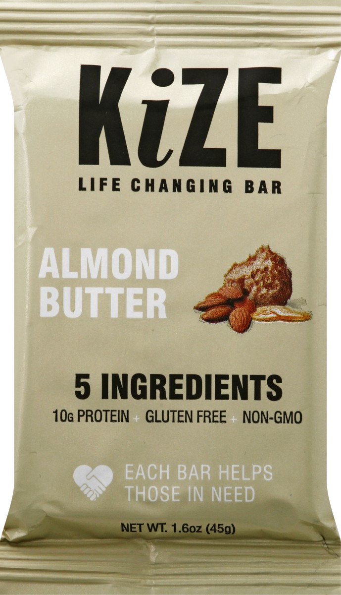 slide 8 of 10, KiZE Almond Butter Raw Energy Bar, 1.6 oz