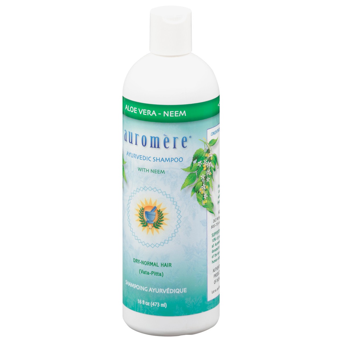 slide 9 of 13, Auromere Ayurvedic Aloe Vera - Neem Shampoo with Neem 16 fl oz, 16 fl oz