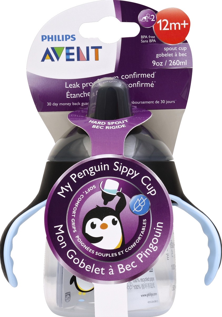 slide 2 of 2, Avent Philips Avent My Penguin Spout Cup, 9 oz