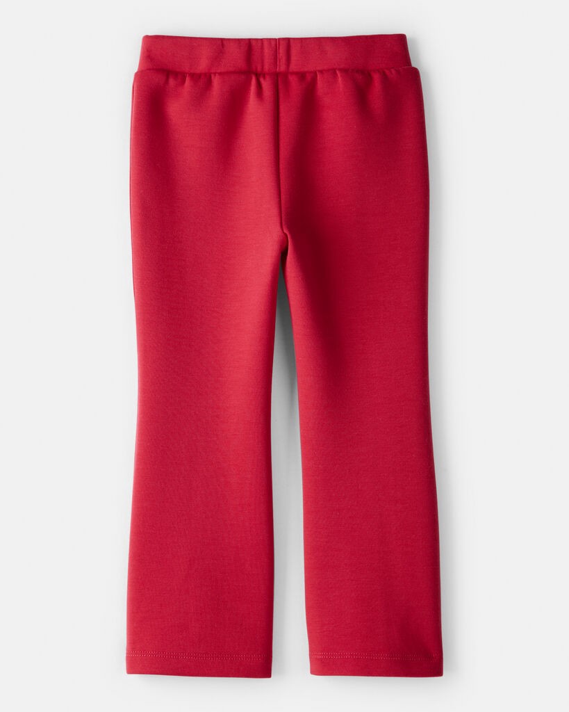 slide 3 of 3, Carter's Toddler Girl Pull-On Flare Pants - Red Red 4T, 1 ct