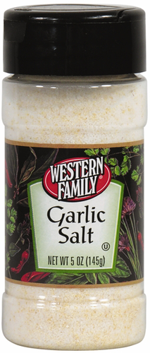 slide 1 of 1, Western Family Garlic Salt, 5 oz