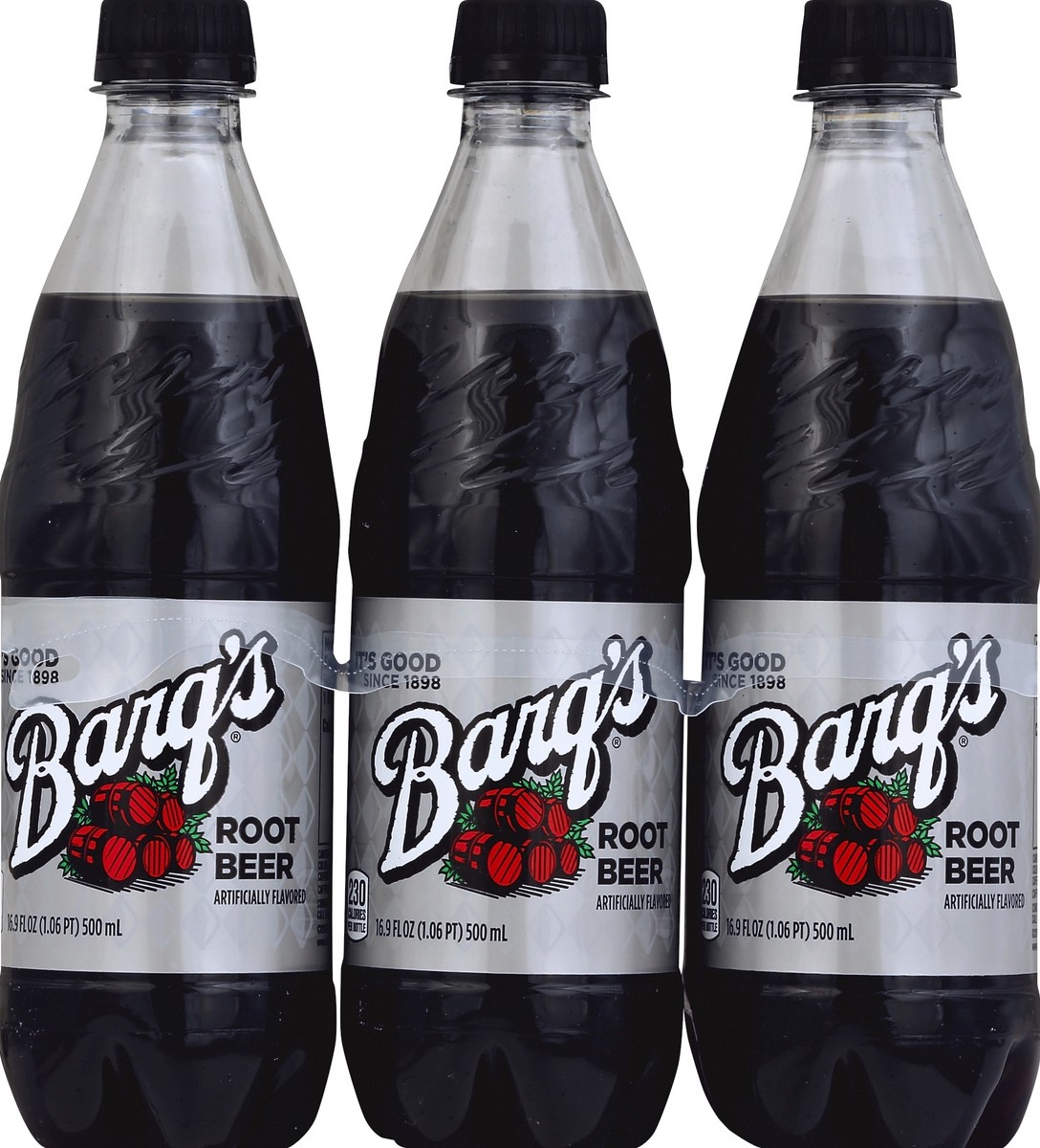 slide 1 of 5, Barq's Root Beer 6 ea, 6 ct