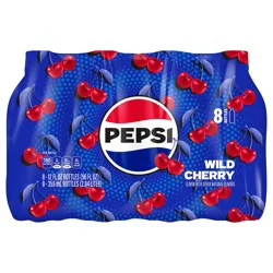 Pepsi Soda Wild Cherry 12 Fl Oz 8 Count