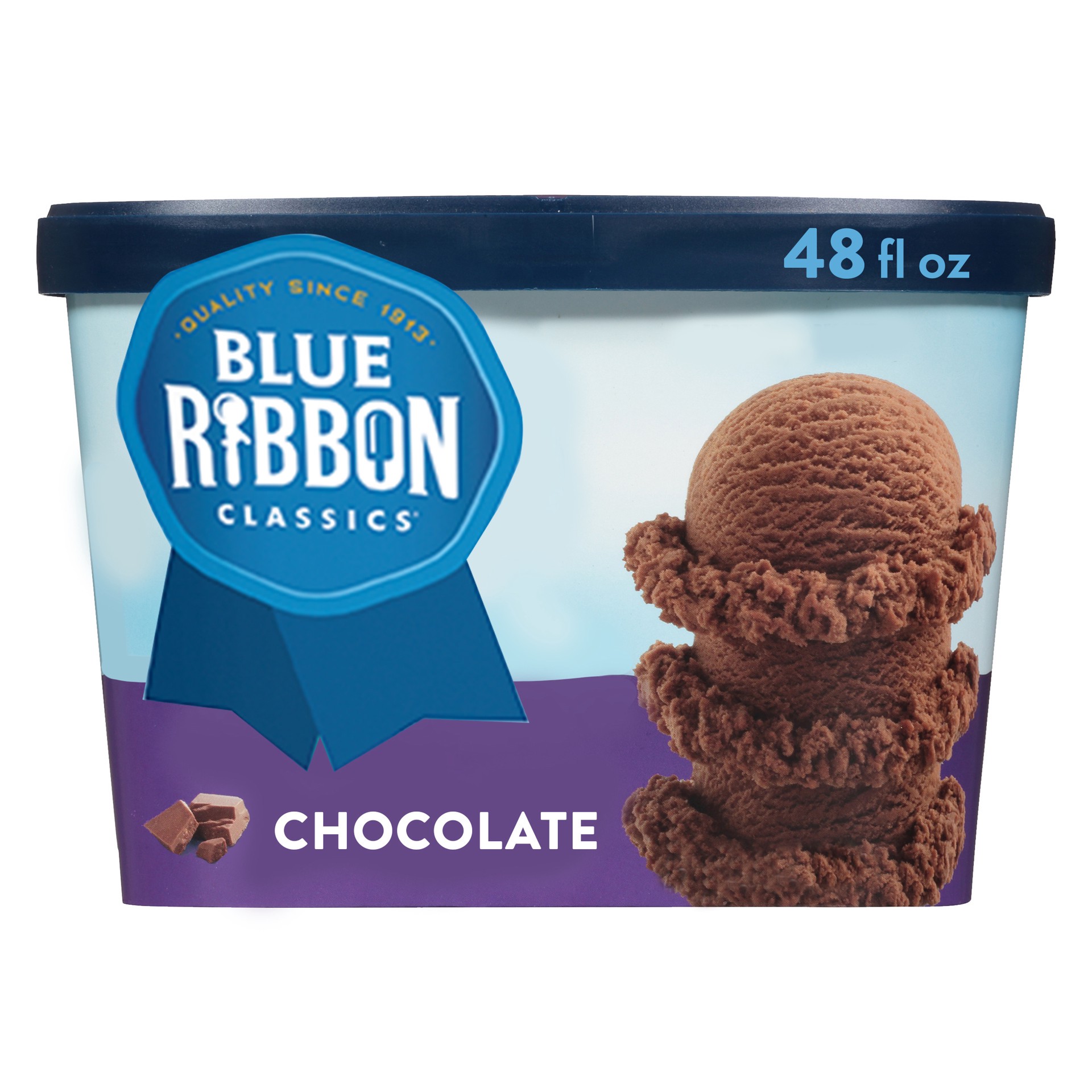 slide 1 of 7, Blue Ribbon Classics Chocolate Frozen Dessert, 48 fl oz, 48 oz