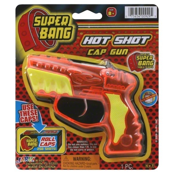 slide 1 of 1, Ja-Ru Super Bang Hot Shot Cap Gun, 1 ct
