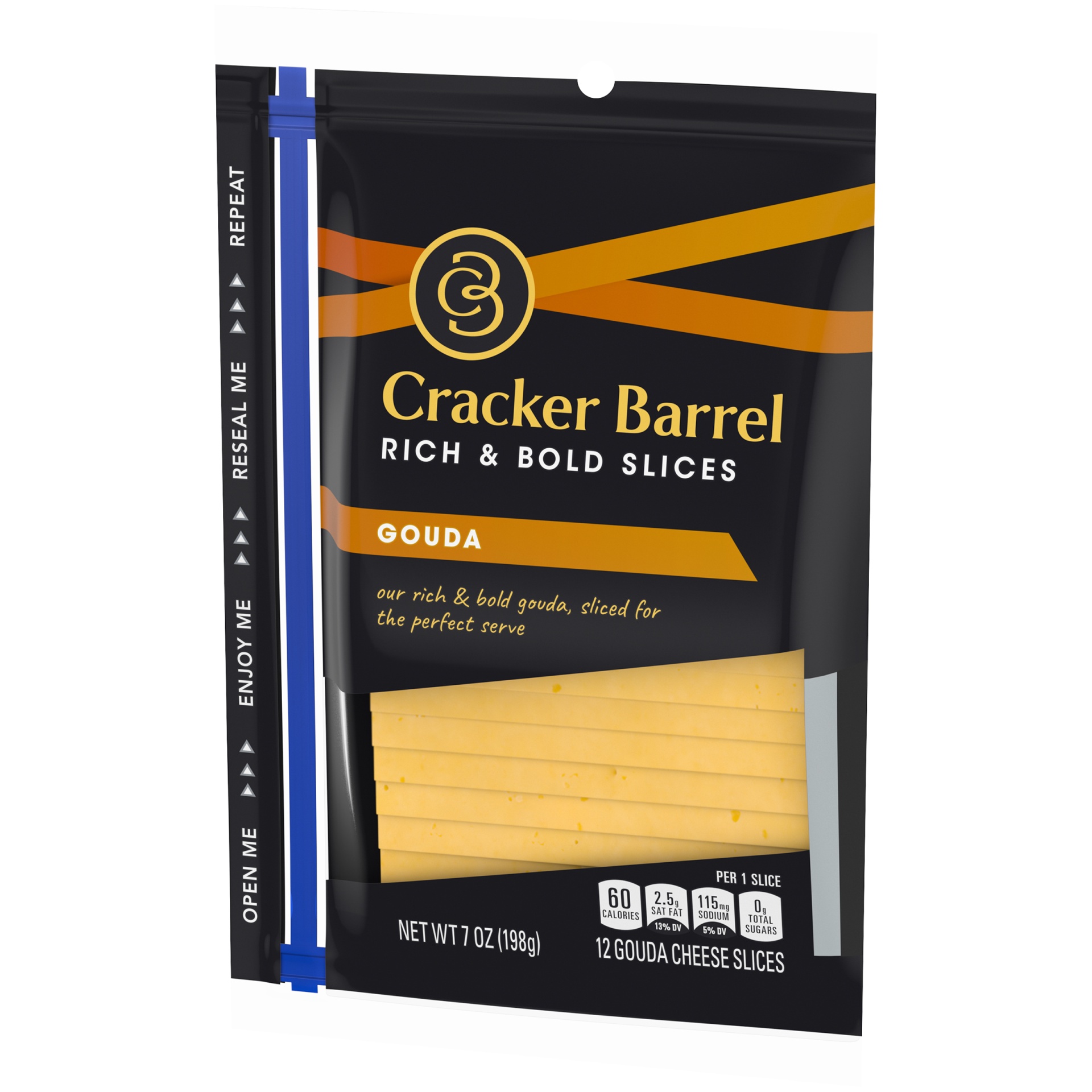 Cracker Barrel Gouda Cheese Slices 7 oz Shipt
