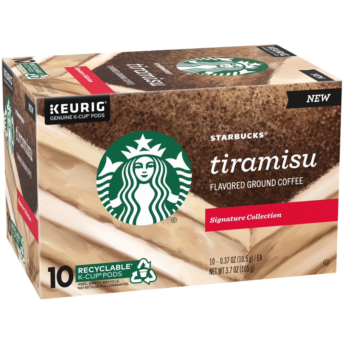 slide 7 of 9, Starbucks Flavored K-Cup Coffee Pods — Tiramisu for Keurig Brewers — 1 box - 3.7 oz, 3.7 oz