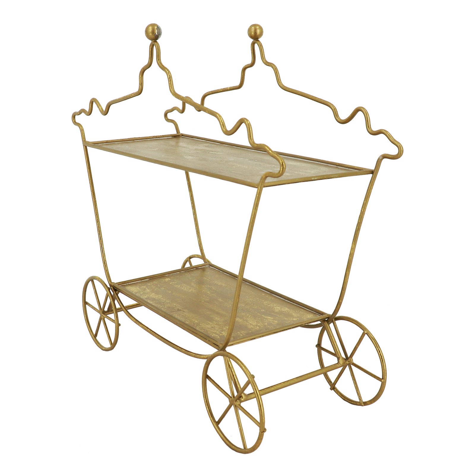 slide 2 of 4, 14.5" Gold Fairytale Carriage Wire Tabletop Decor By Ashland, 14.63 in x 5.25 in x 14.5 in