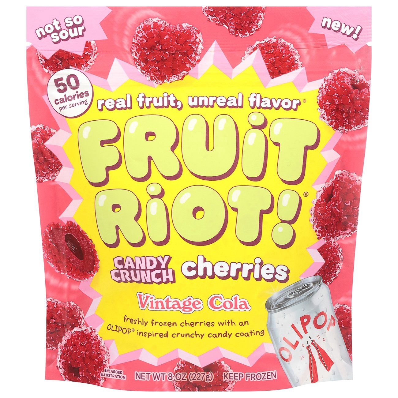 slide 1 of 1, Fruit Riot! Candy Crunch Vintage Cola Cherries 8 oz, 8 oz