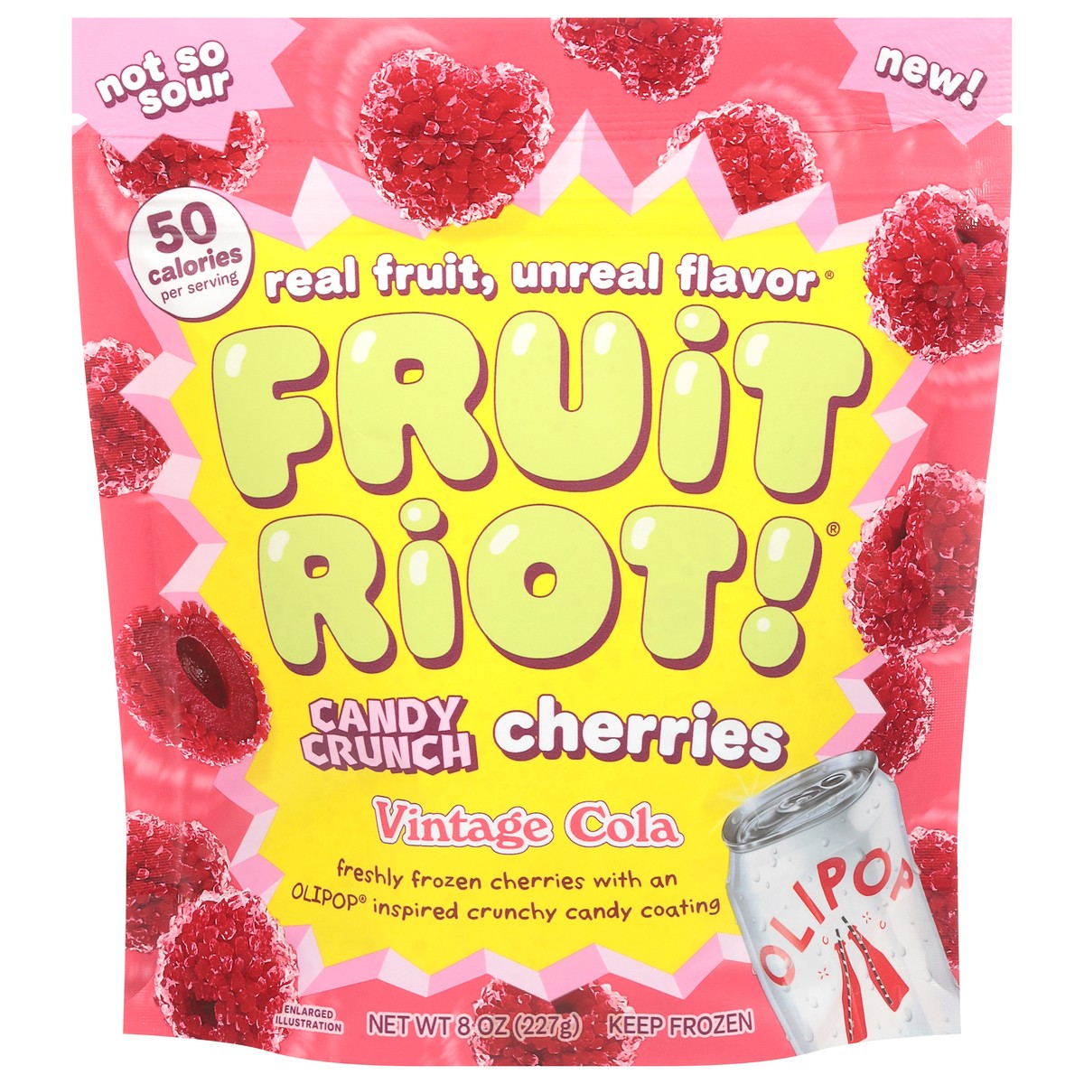 slide 1 of 13, Fruit Riot! Candy Crunch Vintage Cola Cherries 8 oz, 8 oz