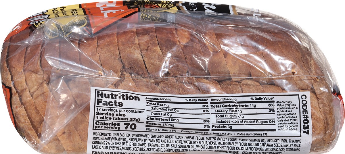 slide 7 of 9, Fantini Marble Rye Bread 16 oz, 16 oz