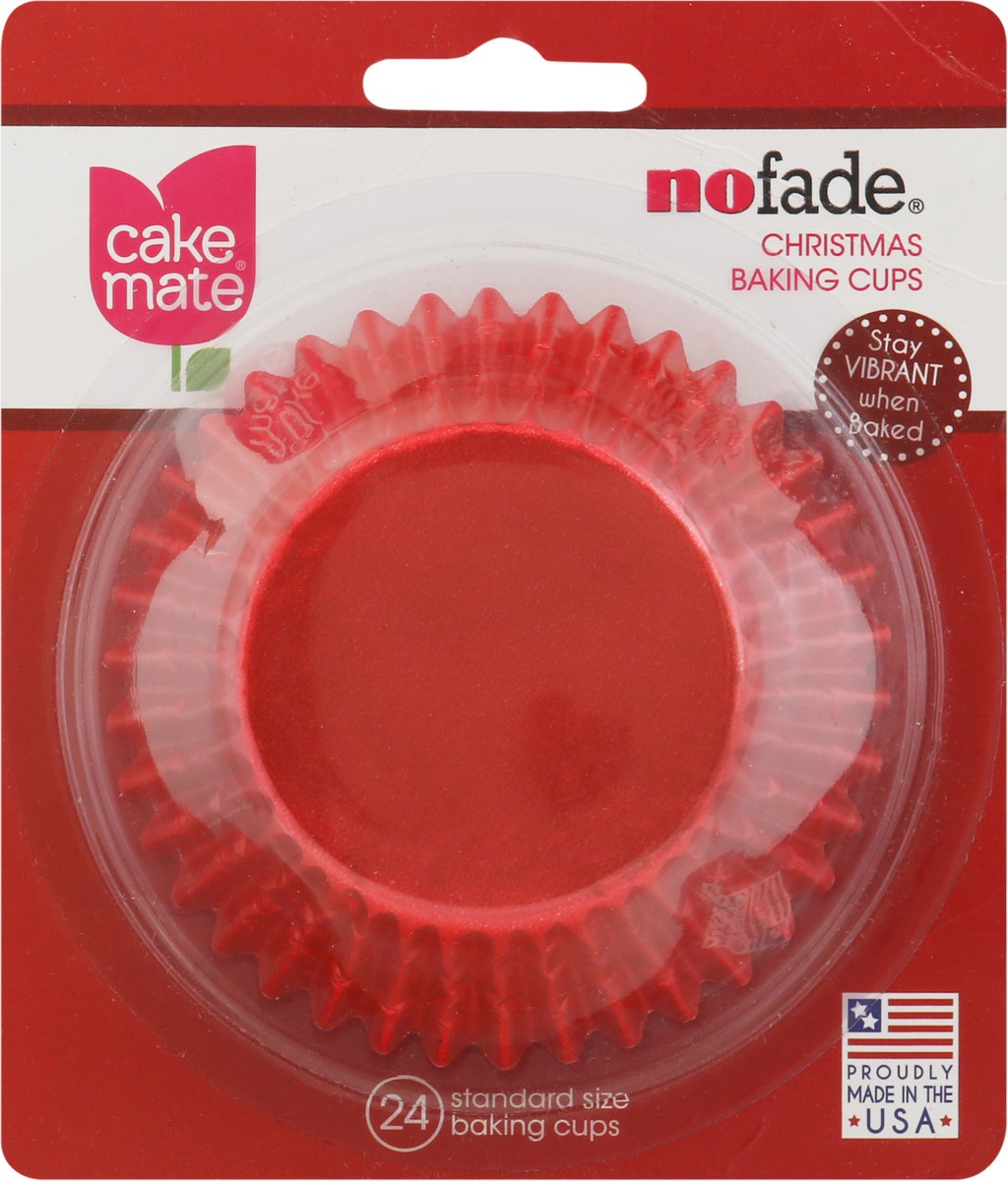 slide 1 of 9, Cake Mate Red No Fade Liners, 24 ct