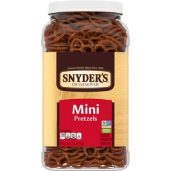 Snyder's of Hanover Mini Pretzels, 30 oz Canister