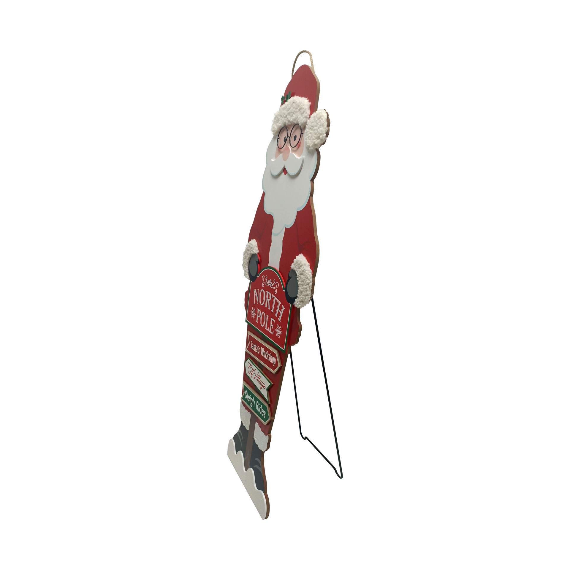 slide 2 of 3, 4ft. Santa Door Greeter By Ashland, 4 ft