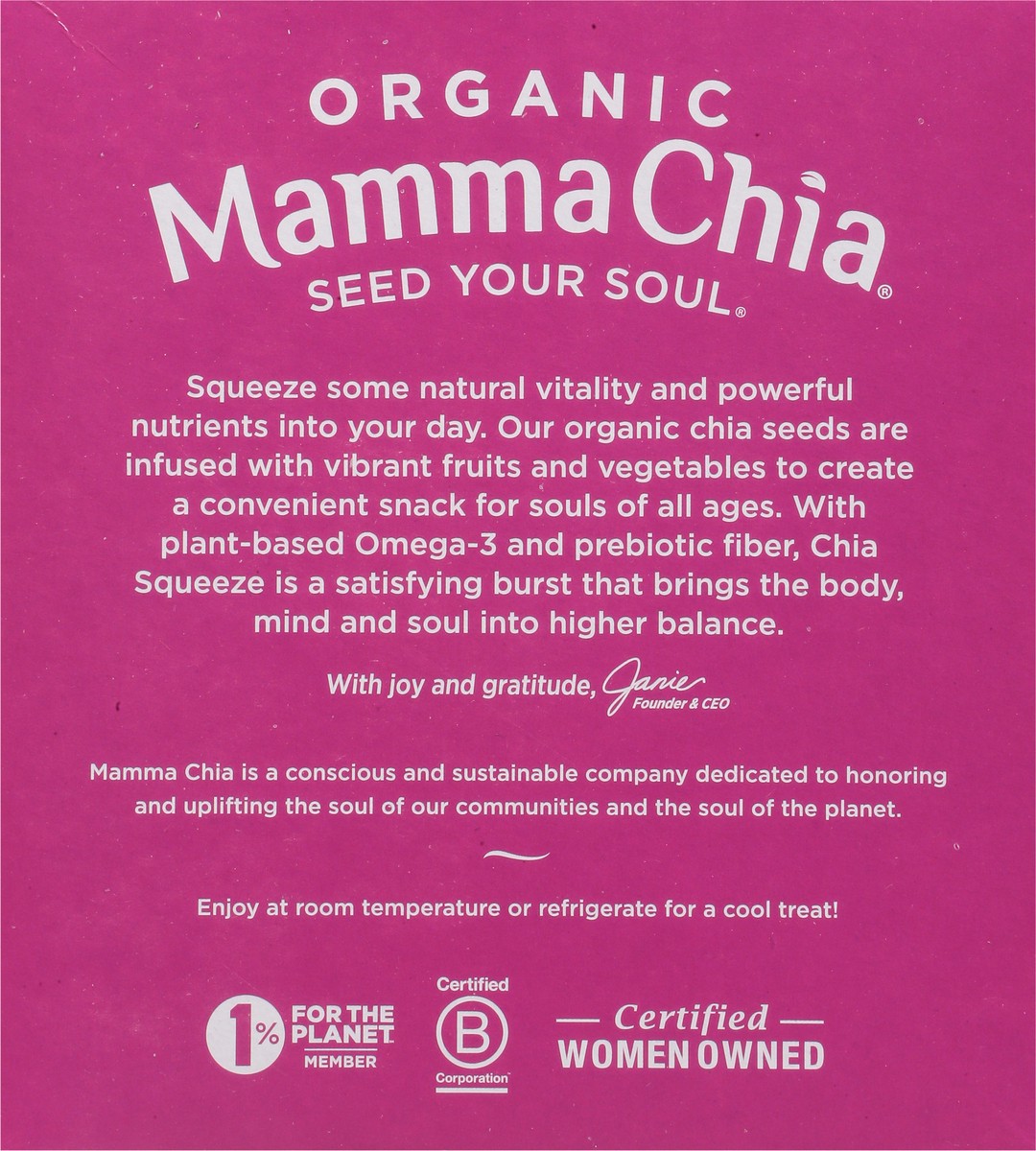 slide 5 of 9, Mamma Chia Strawberry Banana Chia Squeeze Vitality Snack, 