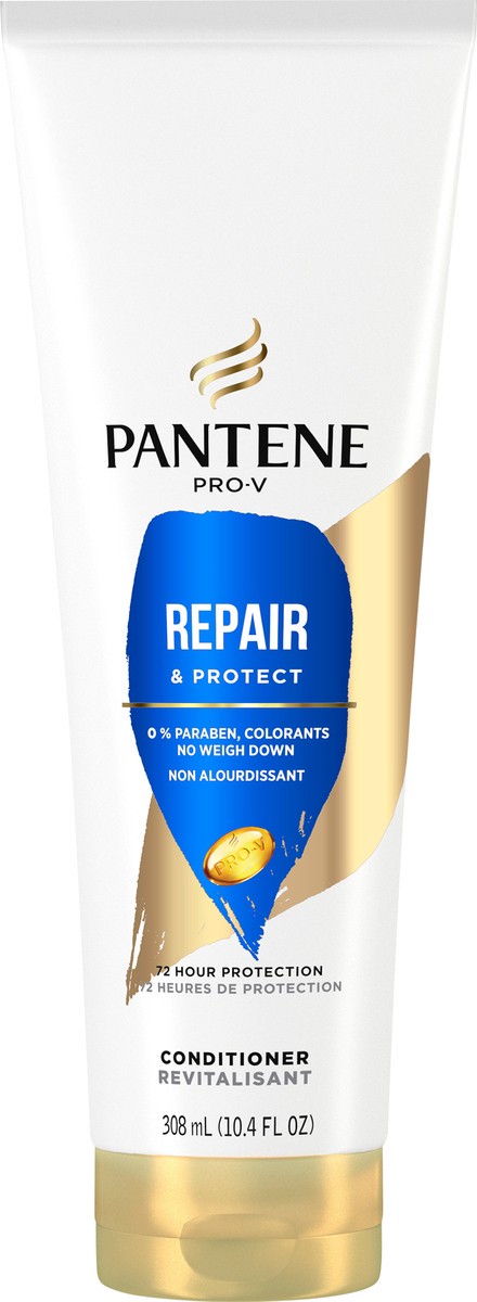 slide 2 of 3, Pantene Repair & Protect 2x Breakage Protection Conditioner 10.4oz/308mL, 10.4 fl oz