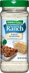 Hidden Valley Original Ranch Seasoning, Gluten Free Seasoning Mix, Use for Toppings, Recipes and Quick Meals, 16 oz.