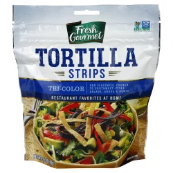 Fresh Gourmet Tri Colored Tortilla Strips