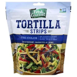 Fresh Gourmet Tri-Color Tortilla Strips 3.5 oz