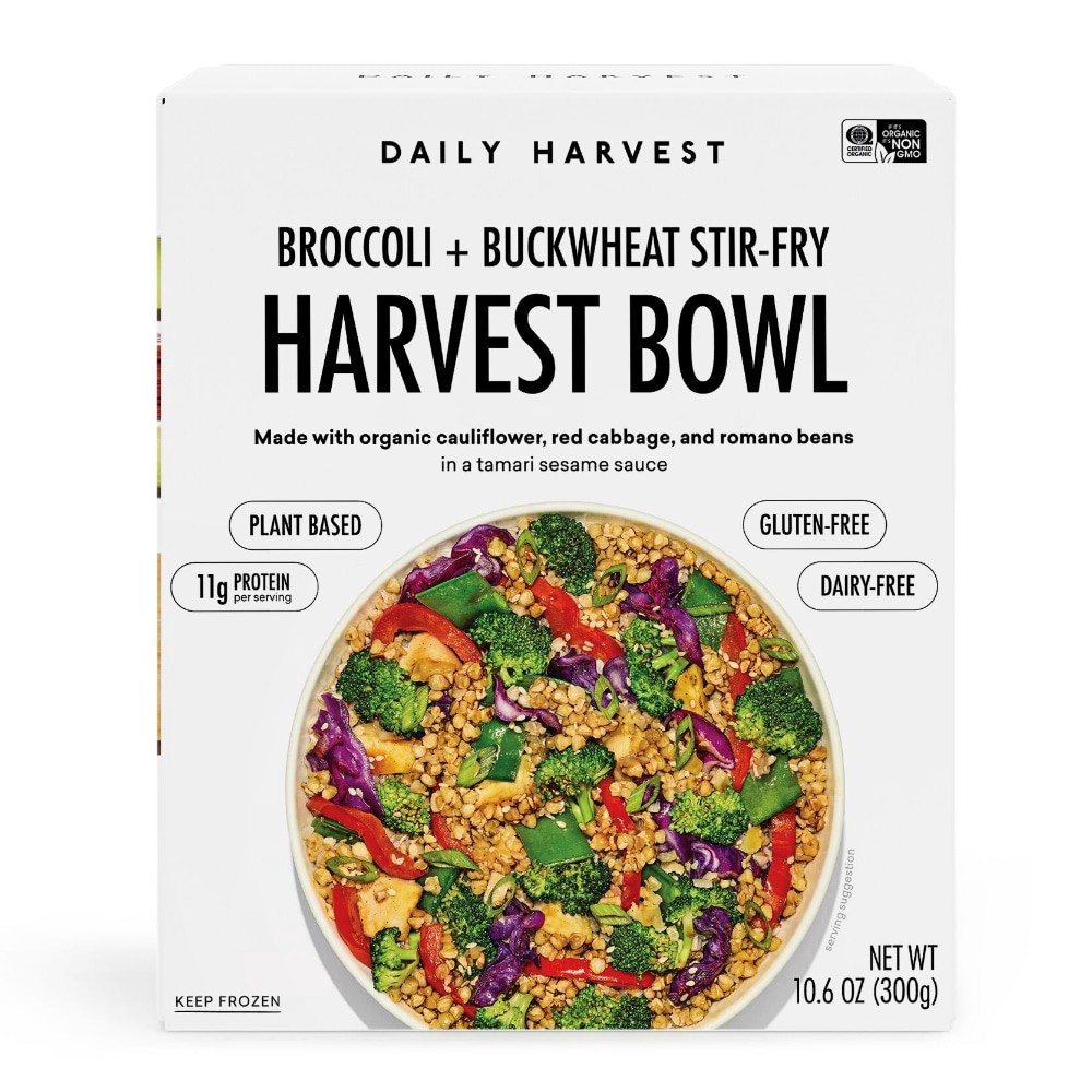 slide 1 of 5, Daily Harvest Broccoli + Buckwheat Stir-Fry Harvest Bowl, 10.6 oz